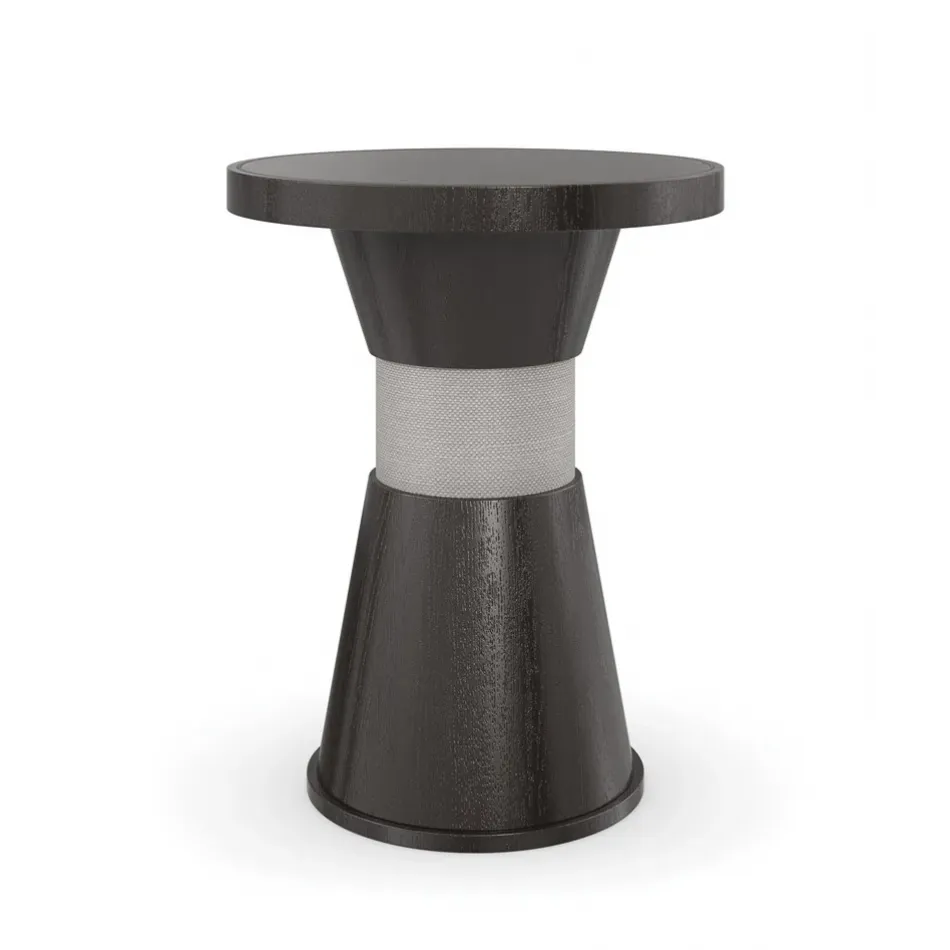 Periscope End/Side Table Dark Chocolate, Deep Bronze, Sun-Kissed Silver