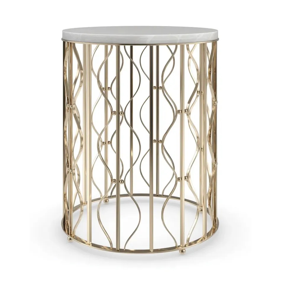 Style Spotter End/Side Table Whisper Of Gold