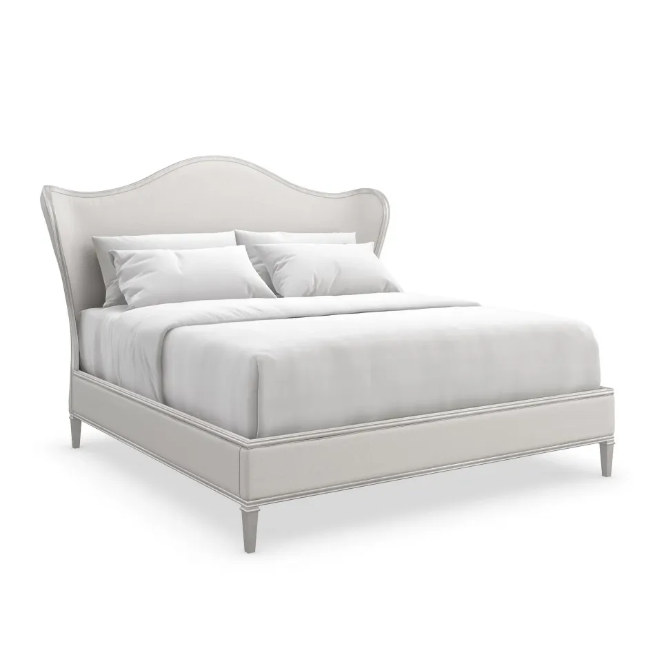 Bedtime Beauty Bed Oracle Silver Leaf - King