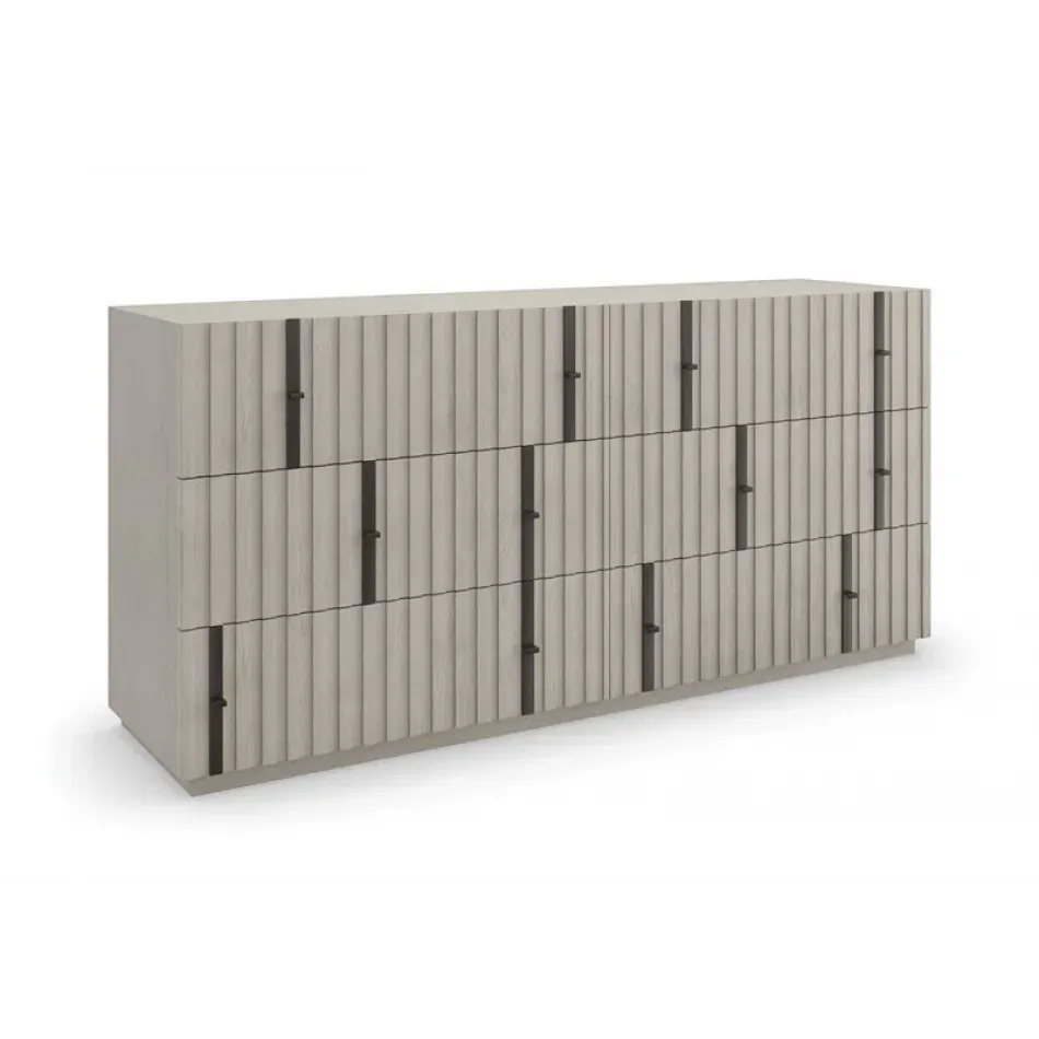 Clancy Dresser Fossil, Matte Black Metal
