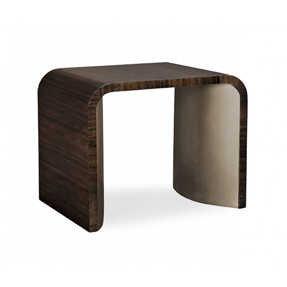 Streamline End Table Aged Bourbon, Smoked Bronze