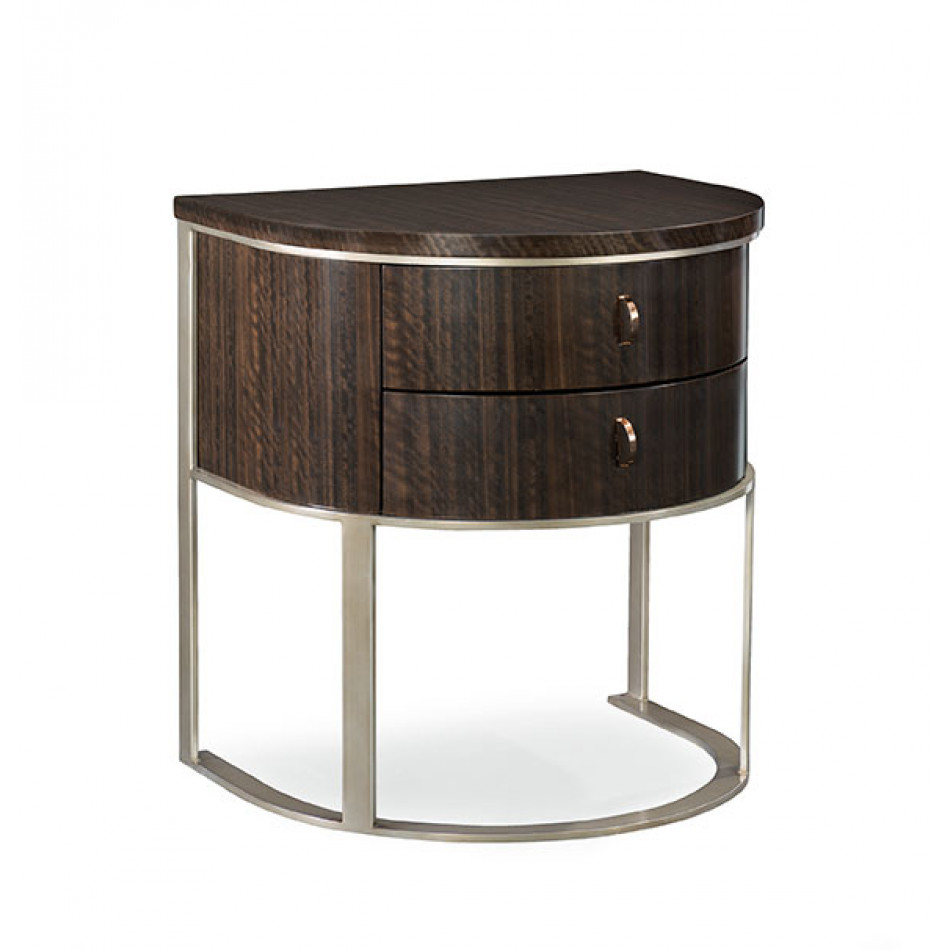 Moderne Nightstand Smoked Bronze