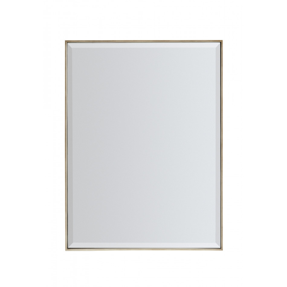 Remix Rectangle Mirror Mirror Bronze Gold Metal