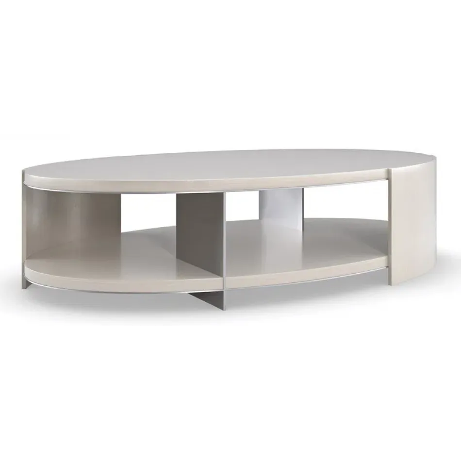 Da Vita Cocktail Table Thunder, Smoked Stainless Paint