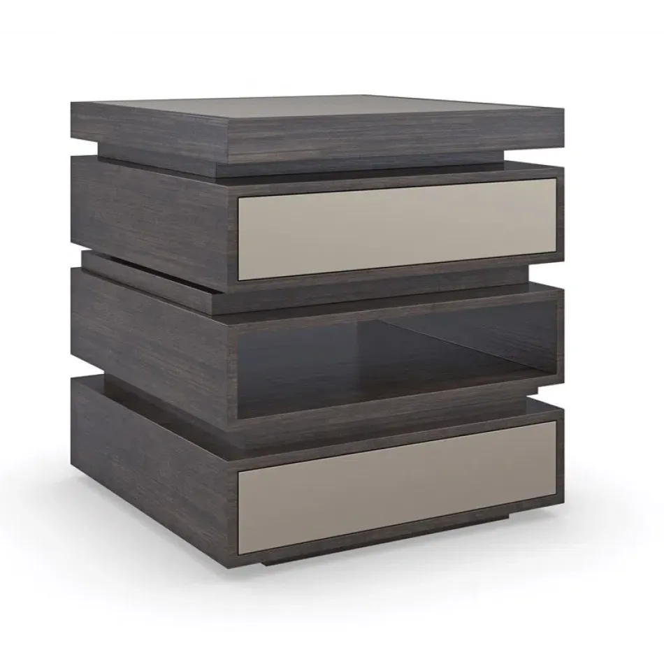La Moda End Table Sepia