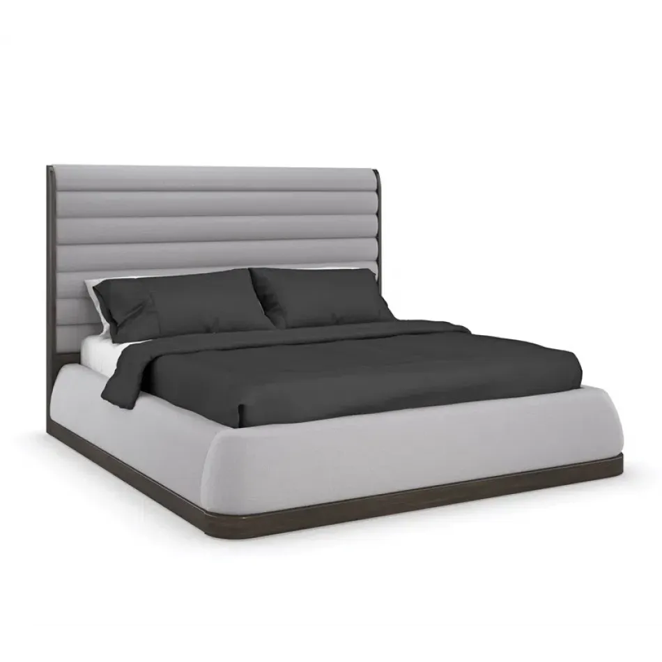 La Moda Upholstered Panel Bed