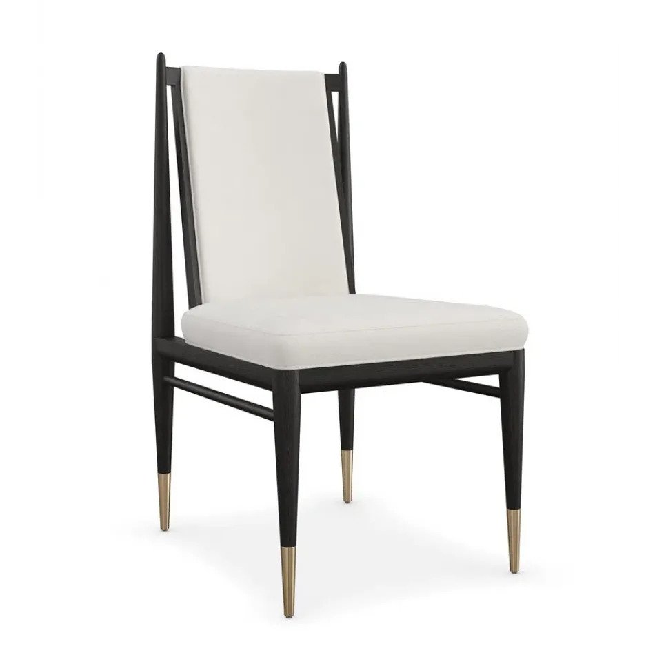 Unity Dark Dining Chair Cinder