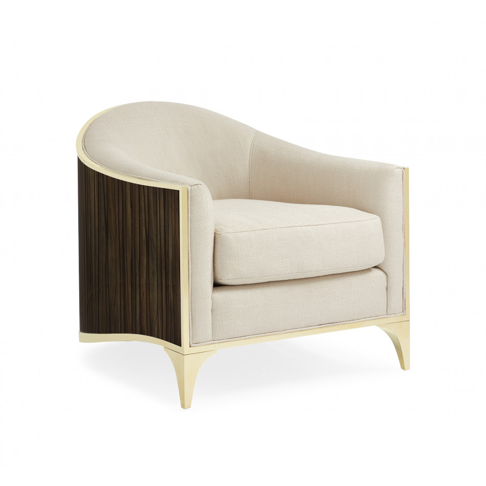 The Svelte Chair Majestic Gold, Striped Ebony