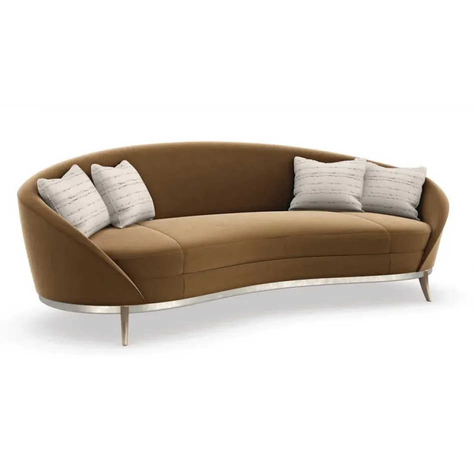 Main Event Sofas & Loveseats Dusty Silver, Bronze Plated Metal