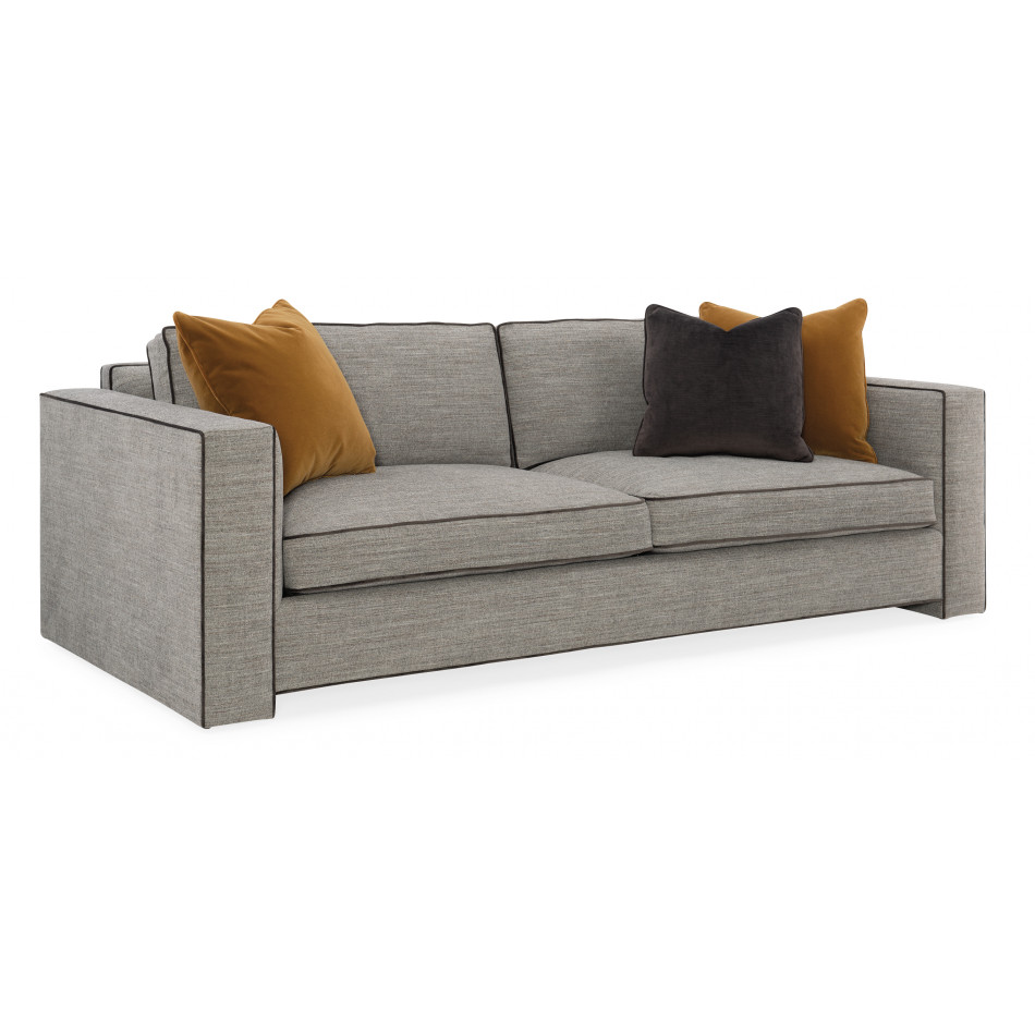 Welt Played Sofas & Loveseats Almost Black
