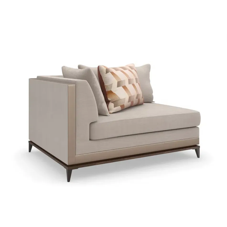 Archipelago Left Arm Facing Loveseat Bourbon Glaze, Deep Bronze