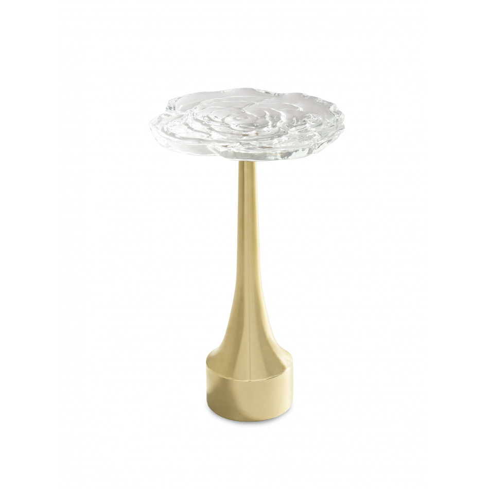 The Inbloom Accent Table End/Side Table Majestic Gold