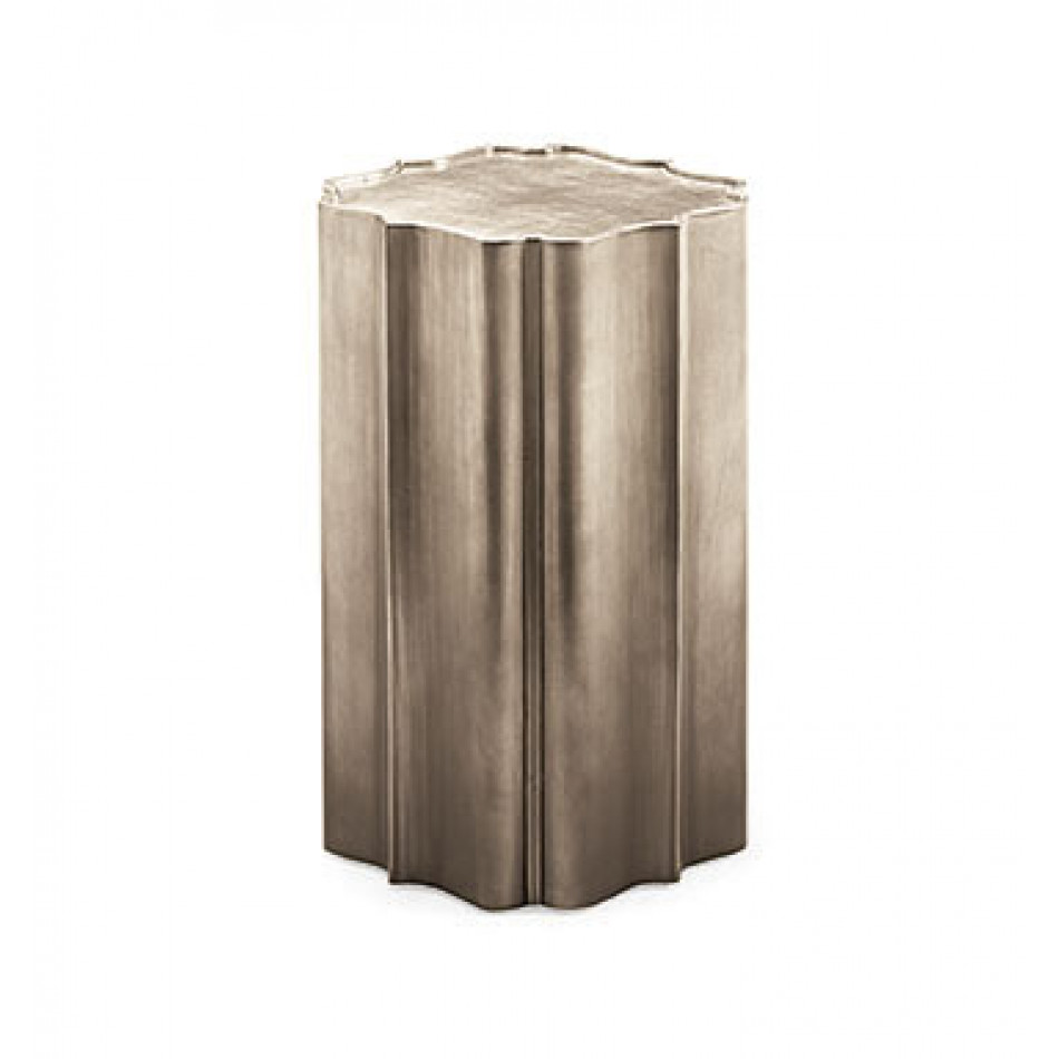 Gold Is Up End/Side Table Topaz Transitional Leaf