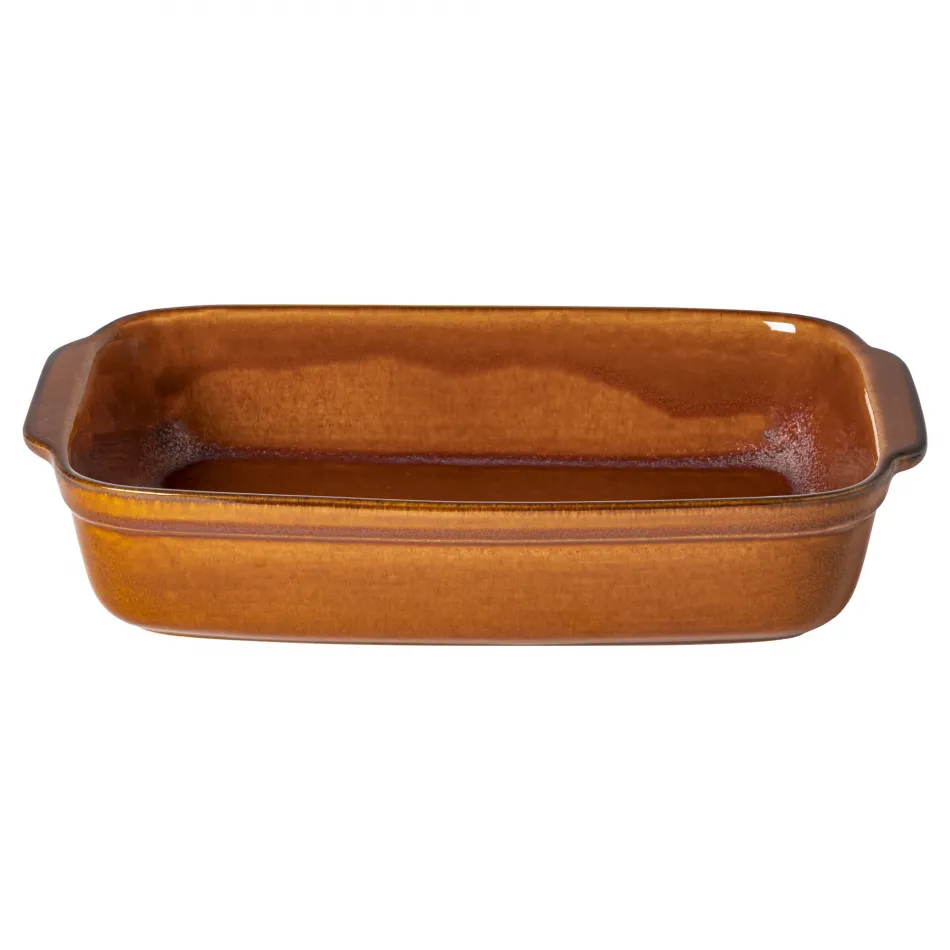 Poterie Caramel Rectangular Baker 13'' x 8.8'' H2.5''