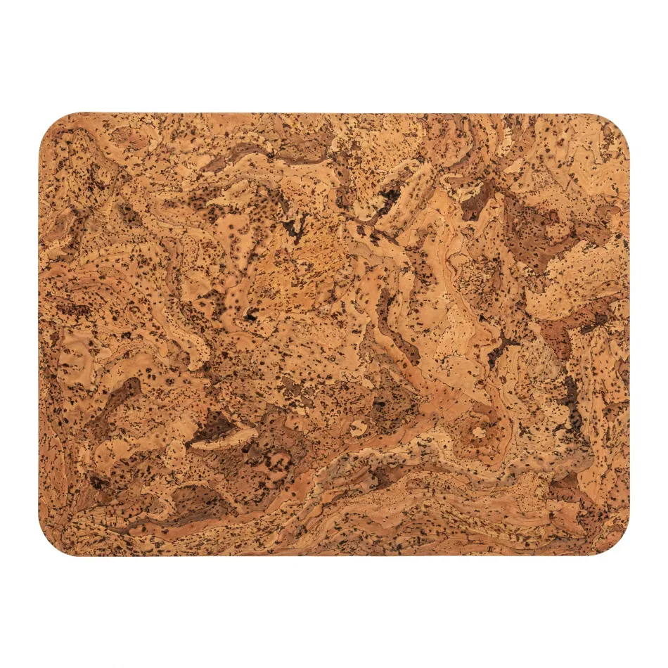 Cork Collection Natural Set of 4 Cork Rectangular Placemats 15.75'' x 11.75'' H0.25''