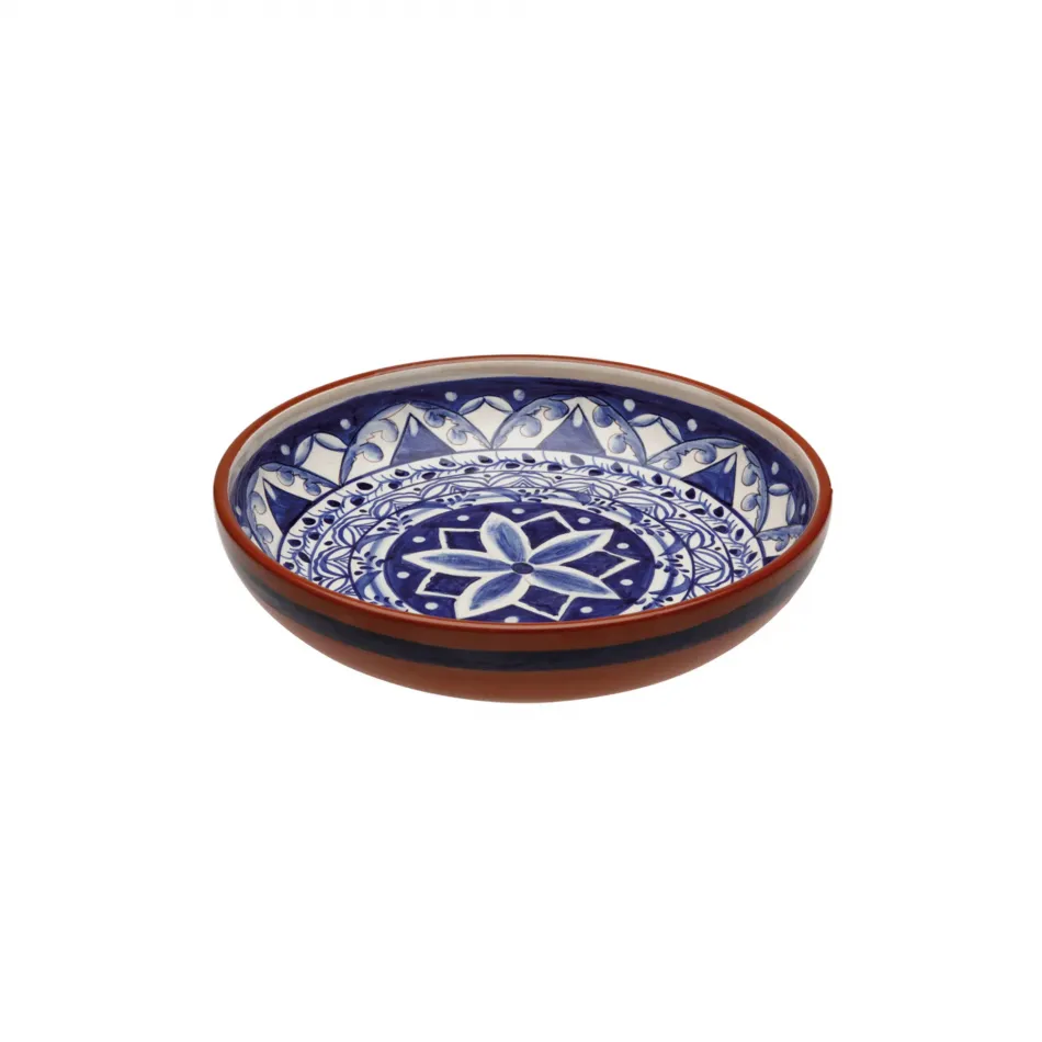 Alentejo Terracotta Blue-White Pasta/Serving Bowl D11.5'' H2.5'' | 63 Oz.