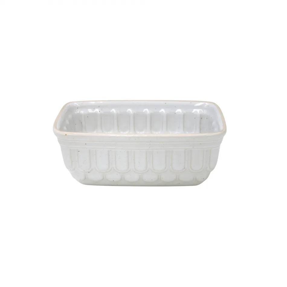 Fattoria White Loaf Pan 7.75'' x 4.5'' H2.75'' | 27 Oz.