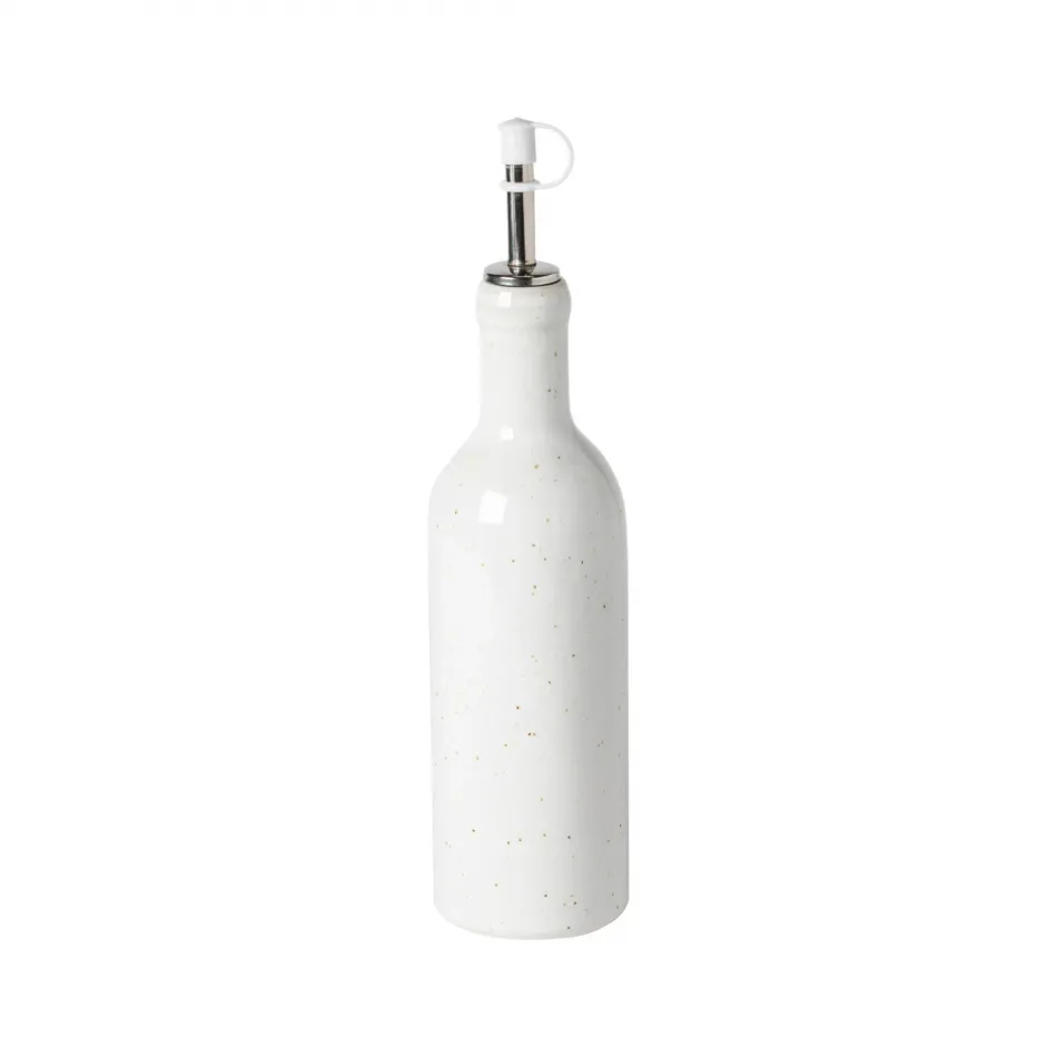 Fattoria White Cruet 2.5'' x 2.5'' H8.5'' | 12 Oz.