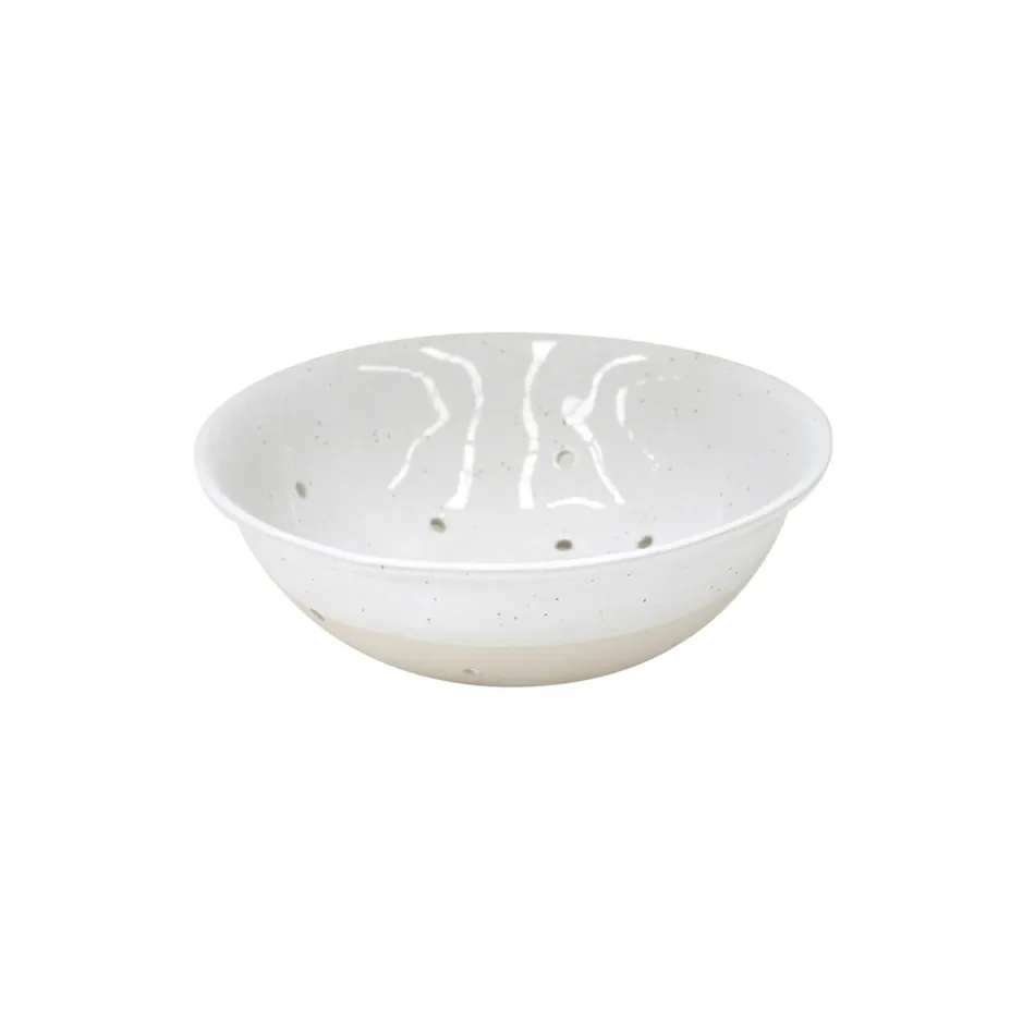 Fattoria White Colander D9.25'' H3.25''