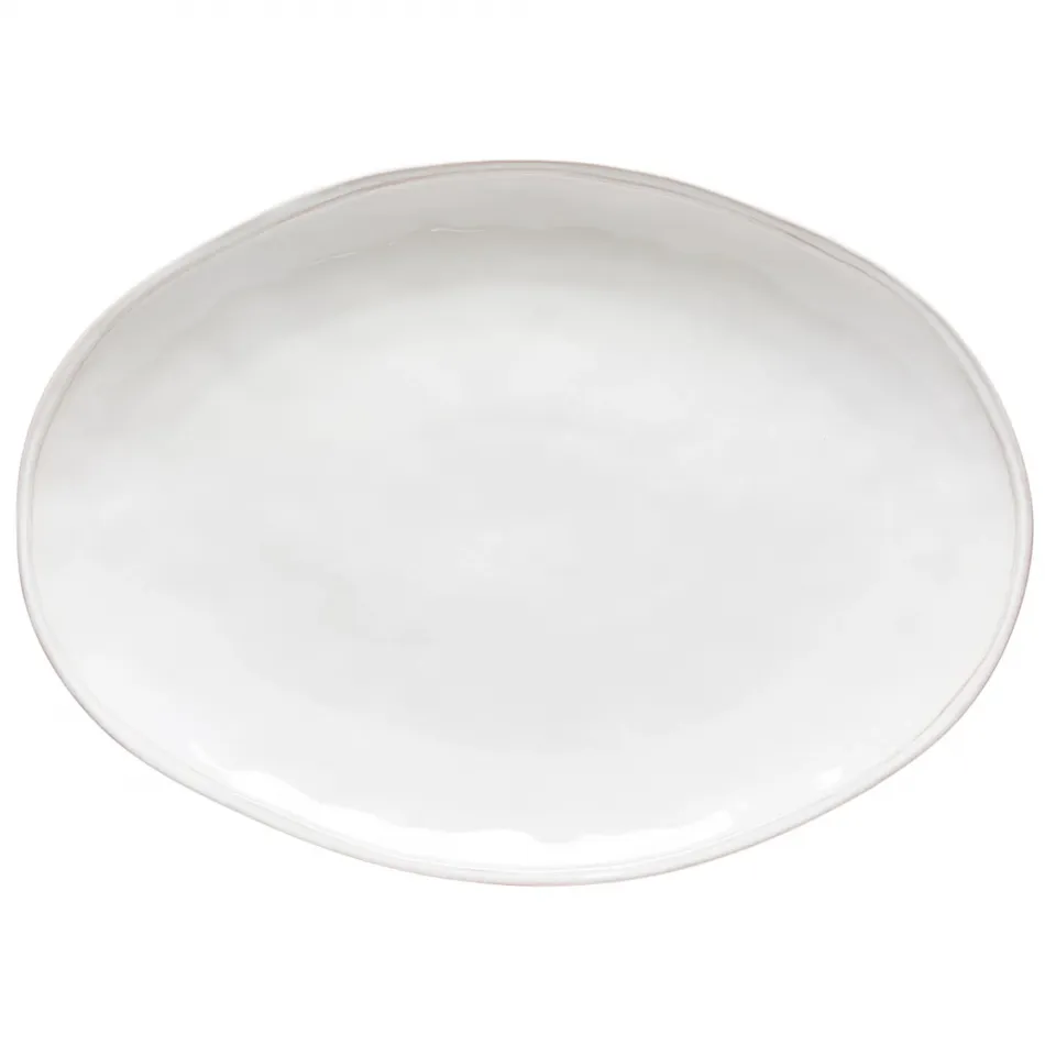 Fontana White Oval Platter/Turkey Platter 22.25'' x 16'' H2''