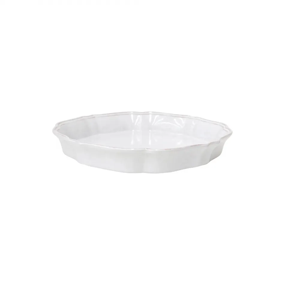 Impressions White Pie Dish D11.75'' H1.75''