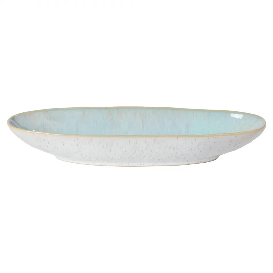 Eivissa Sea Blue Oval Platter 13'' x 4.25'' H2''