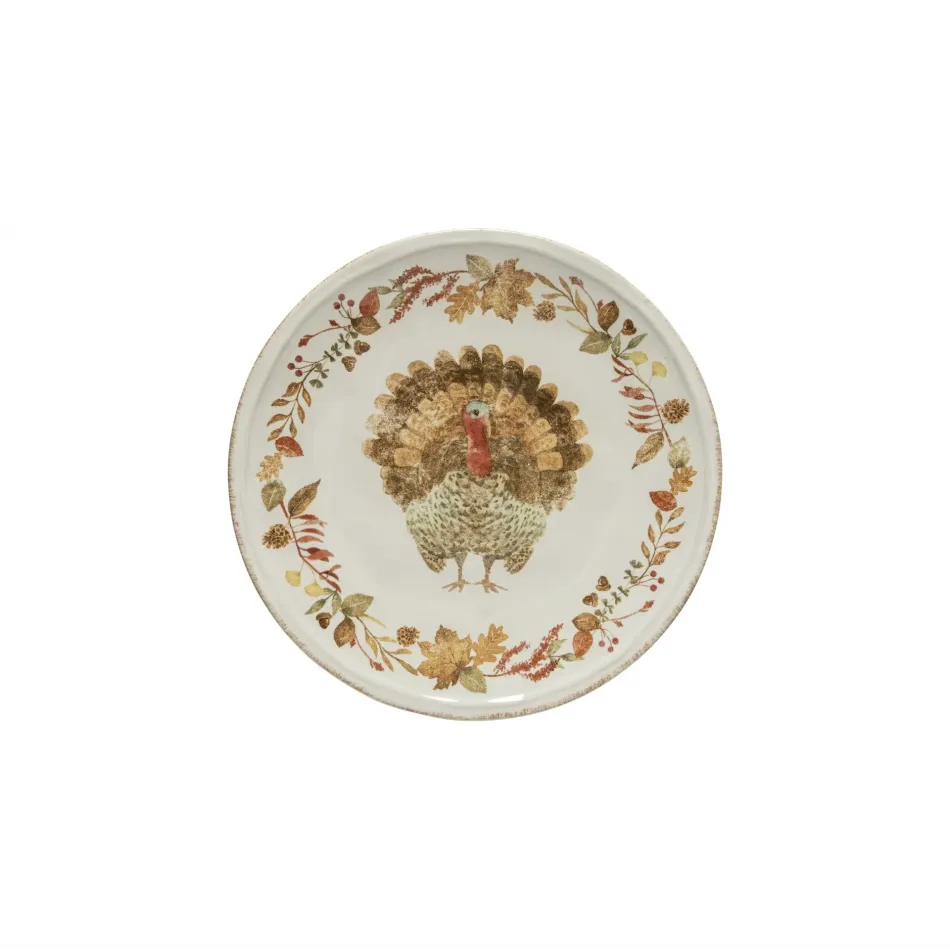 Plymouth Cream Salad Plate D9'' H1''