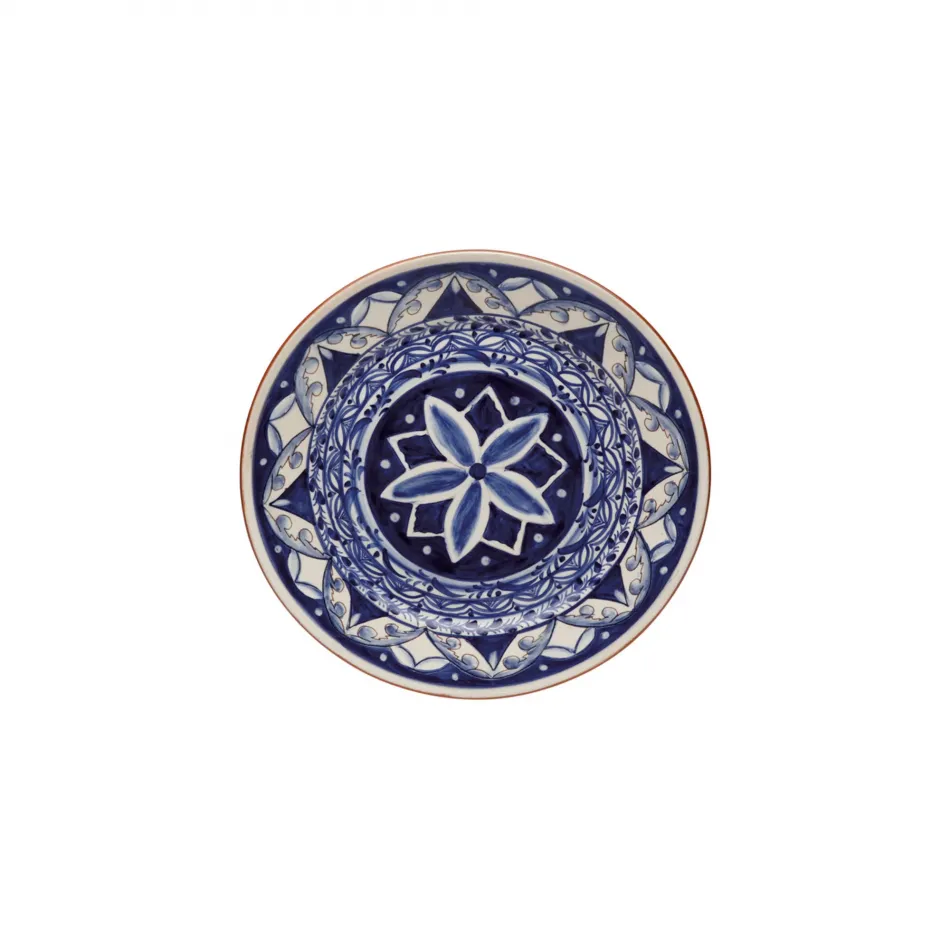 Alentejo Terracotta Blue-White Salad Plate D9''