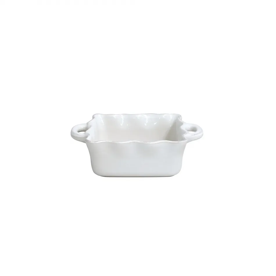 Cook & Host White Sq. Baker 9.5'' x 7'' H2.75''