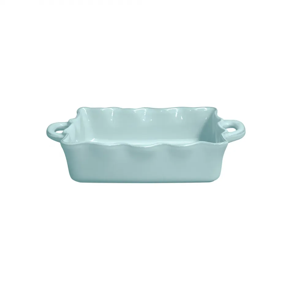 Cook & Host Robin's Egg Blue Rectangular Baker 13.5'' x 8.5'' H3''