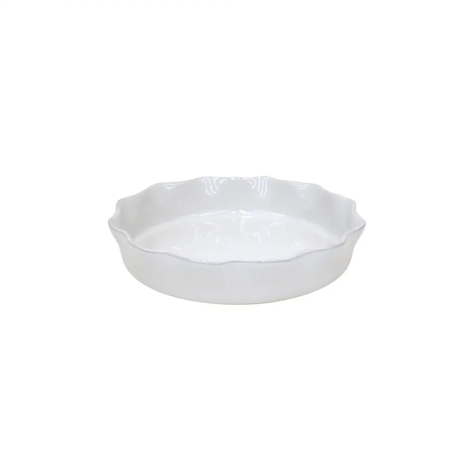 Cook & Host White Pie Dish D10.75'' H2.25'' | 58 Oz.