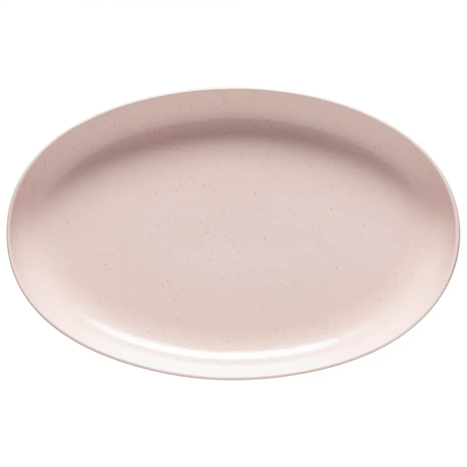 Pacifica Marshmallow Oval Platter 16'' x 10.25'' H1.75''