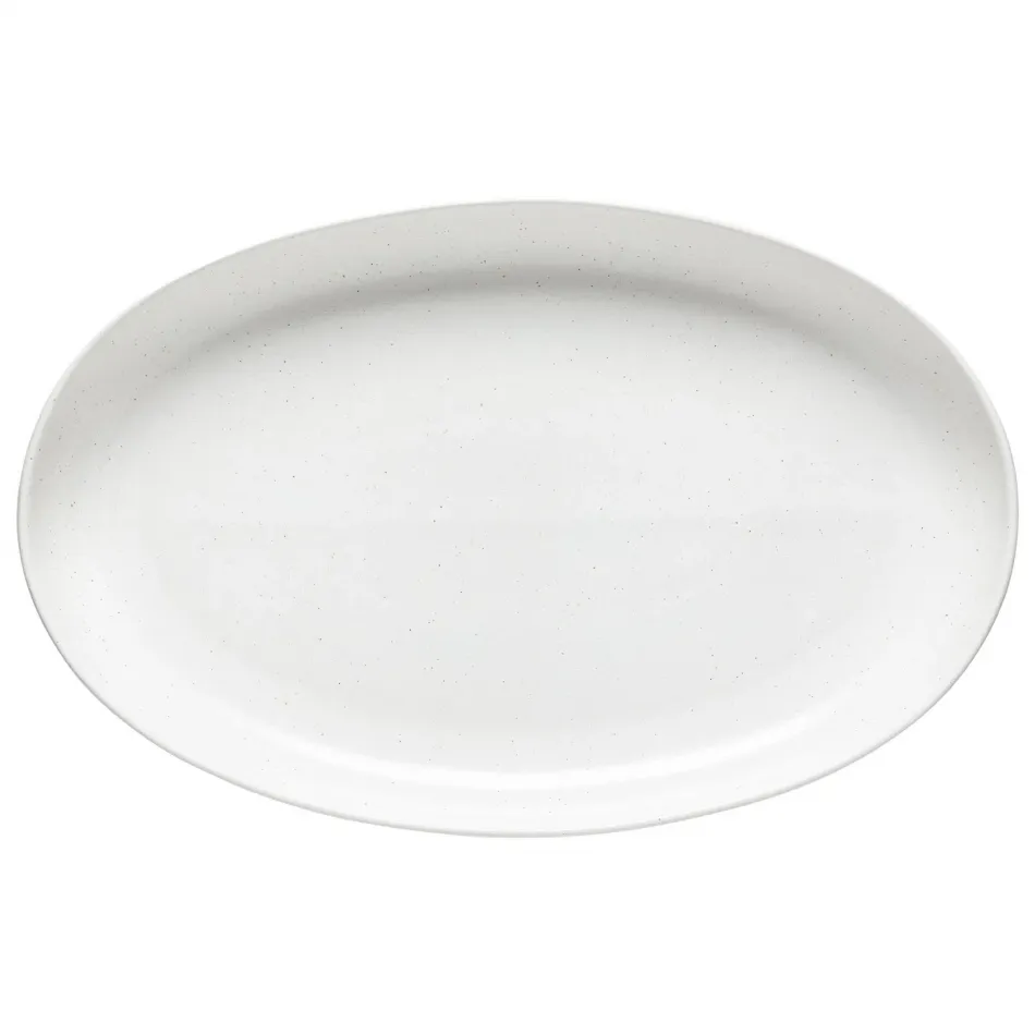 Pacifica Salt Oval Platter 16'' x 10.25'' H1.75''