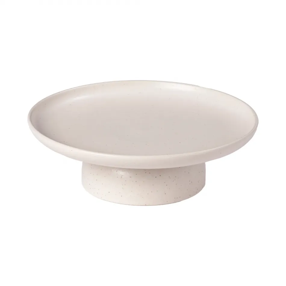 Pacifica Vanilla Footed Plate D10.5 H3.5''