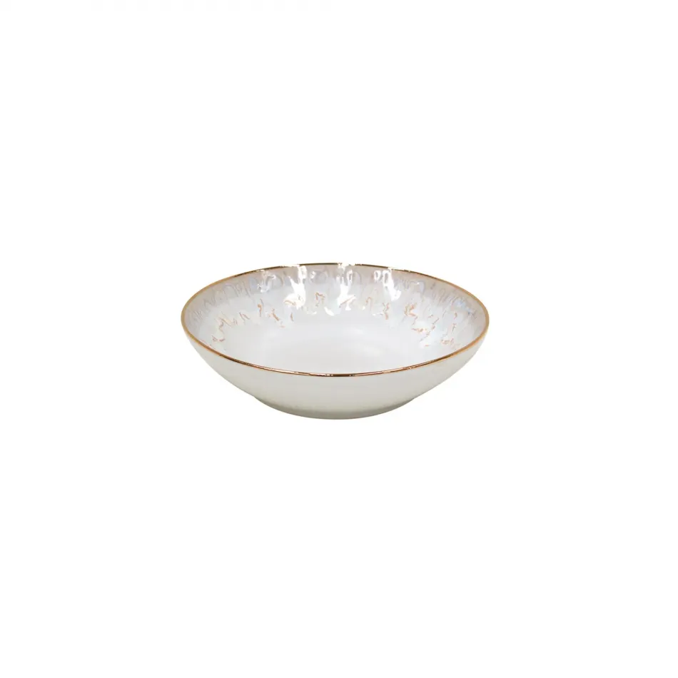 Taormina White & Gold Soup/Pasta Bowl D8.5'' H2.25'' | 29 Oz.