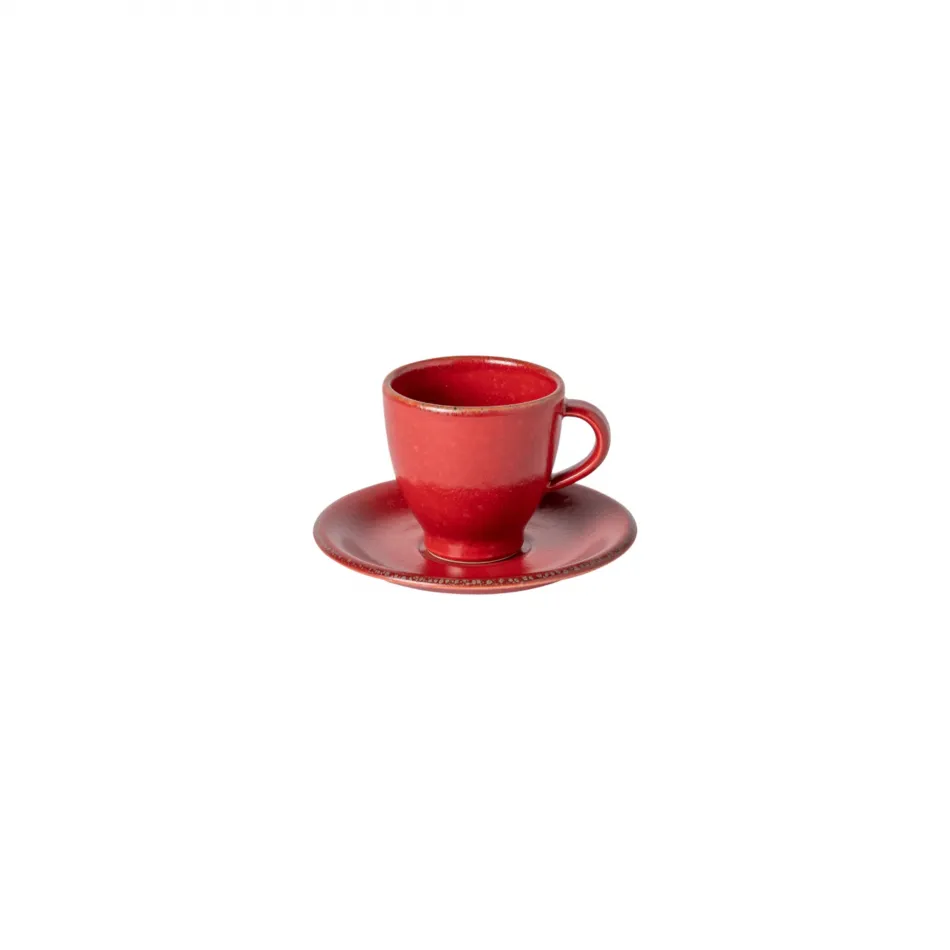 Positano Amora Coffee Cup & Saucer 3.25'' X 2.5'' H2.5 | 3 Oz. D4.75''