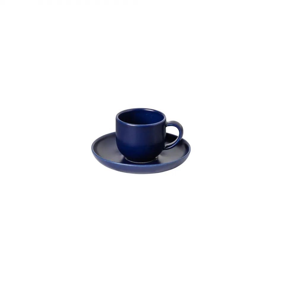 Pacifica Blueberry Coffee Cup & Saucer 3.25'' X 2.25'' H2.25'' | 2 Oz. | D4.75''