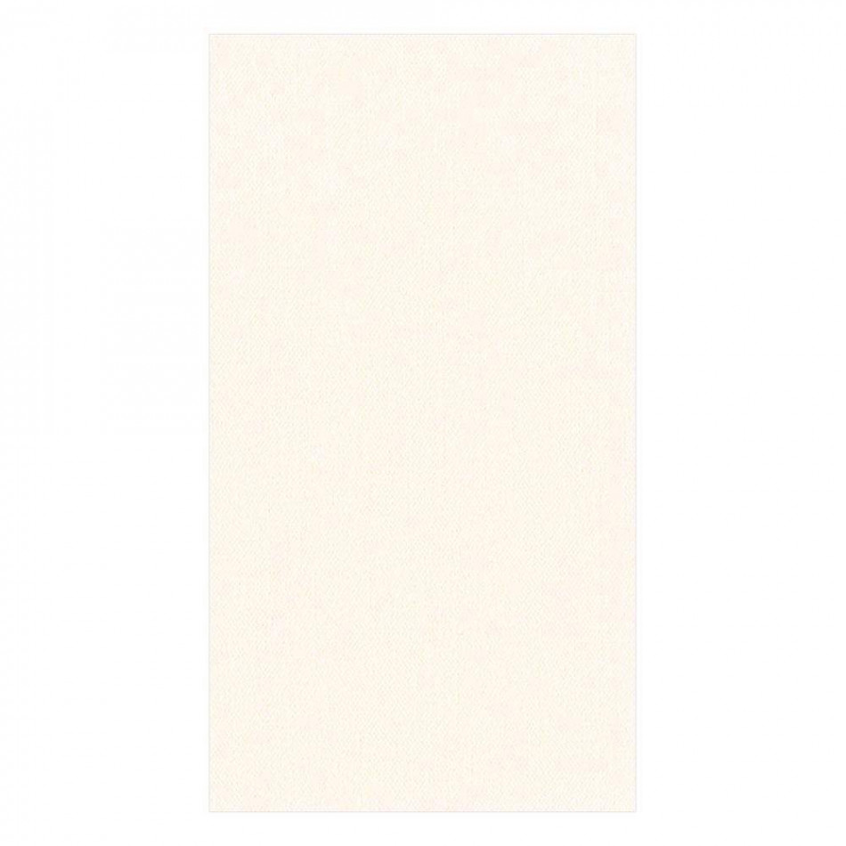 Paper Linen Solid Guest Towel/Buffet Napkins Ivory, 12 Per Pack