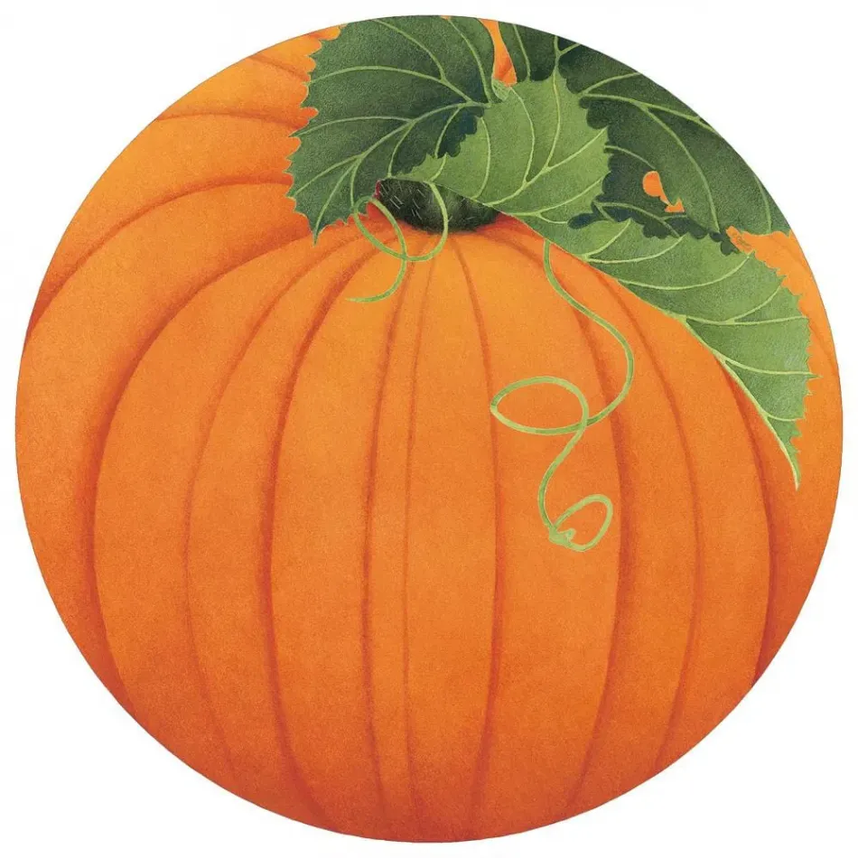 Pumpkin Paper Placemats Round 12 In