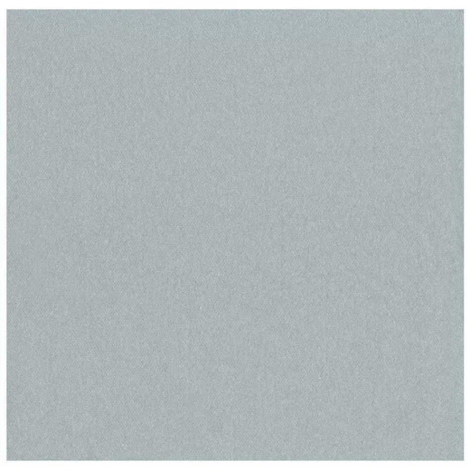 Silver Paper Linen Dinner Napkins, 12 Per Pack