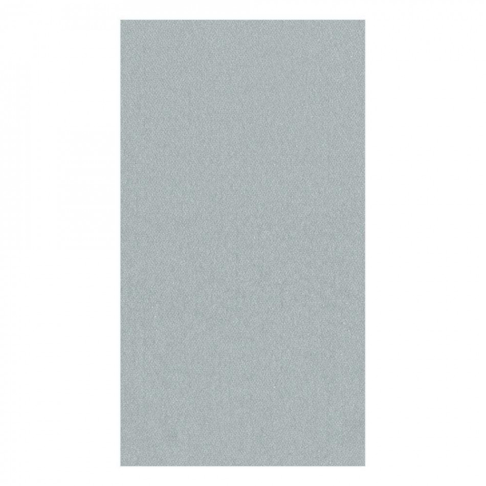 Paper Linen Solid Guest Towel/Buffet Napkins Silver, 12 Per Pack