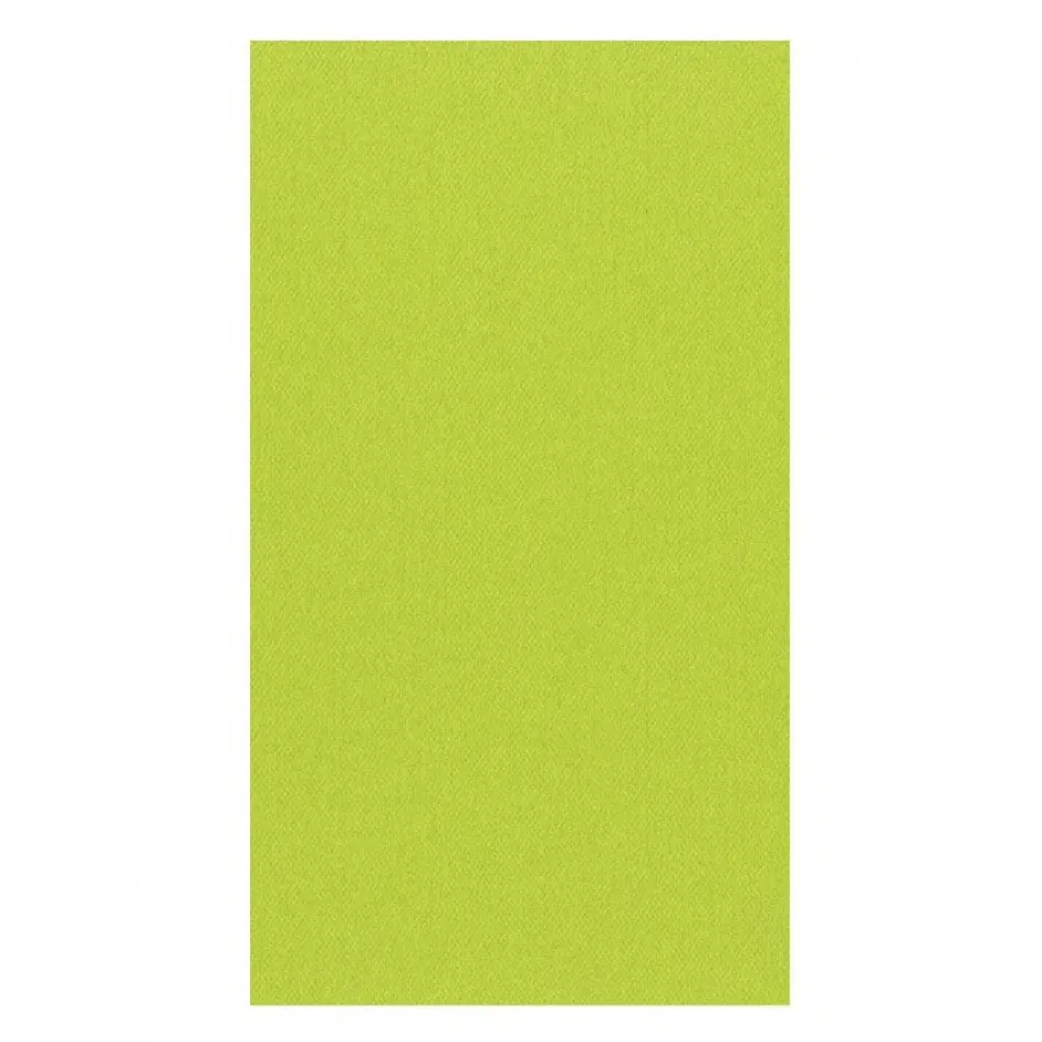 Lime Green Paper Linen Paper Guest Towel/Buffet Napkins, 15 per Pack