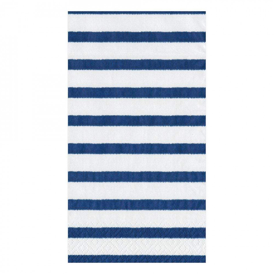 Bretagne Paper Guest Towel/Buffet Napkins Blue, 15 Per Pack