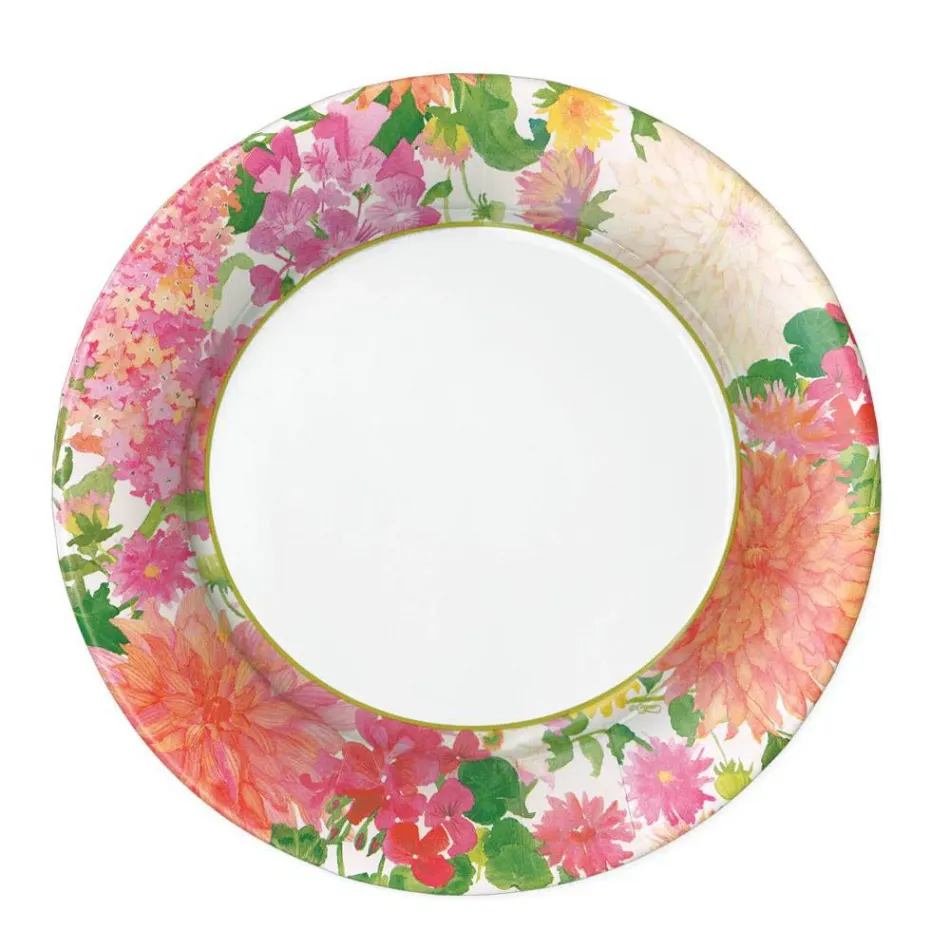 Summer Blooms Paper Dinner Plates, 8 Per Package