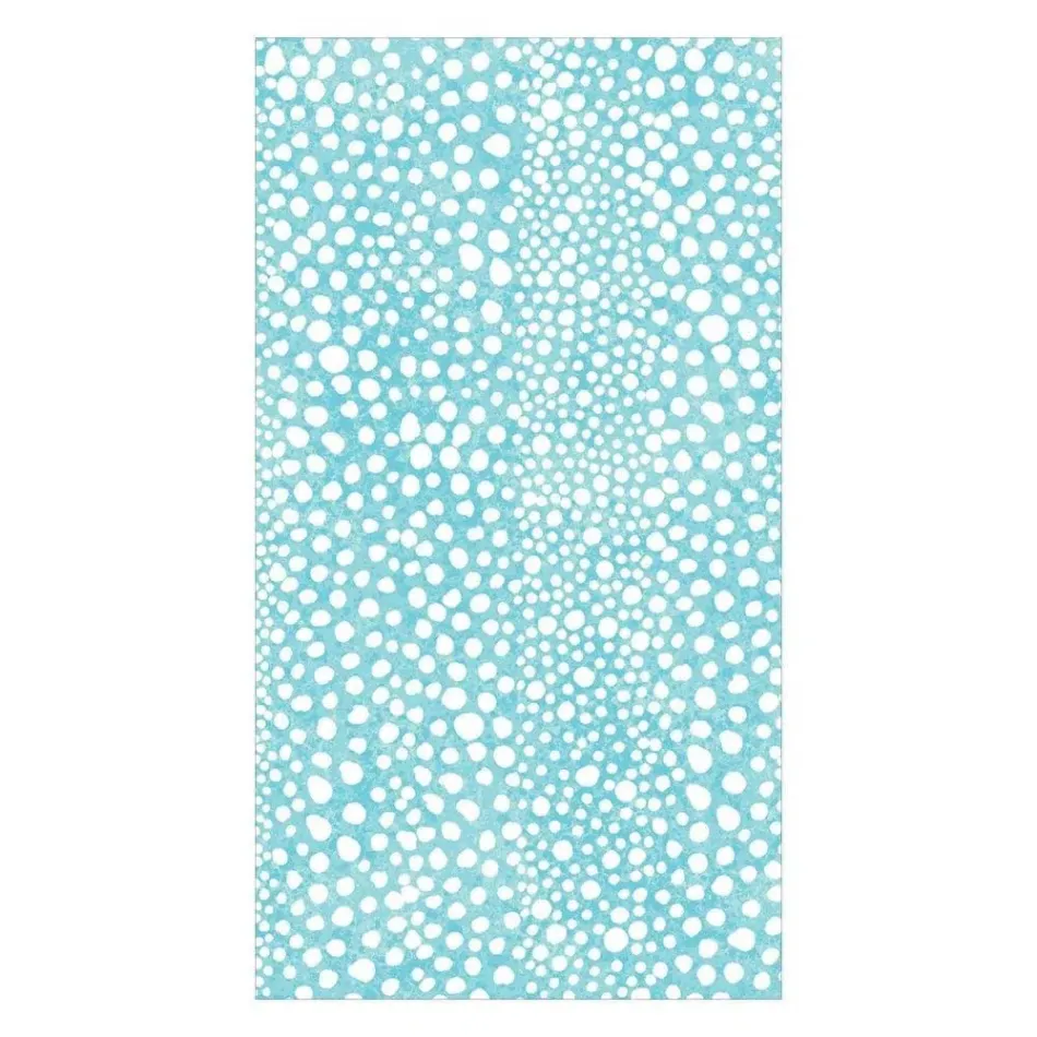 Pebble Seafoam Paper Linen Guest Towels 12 In