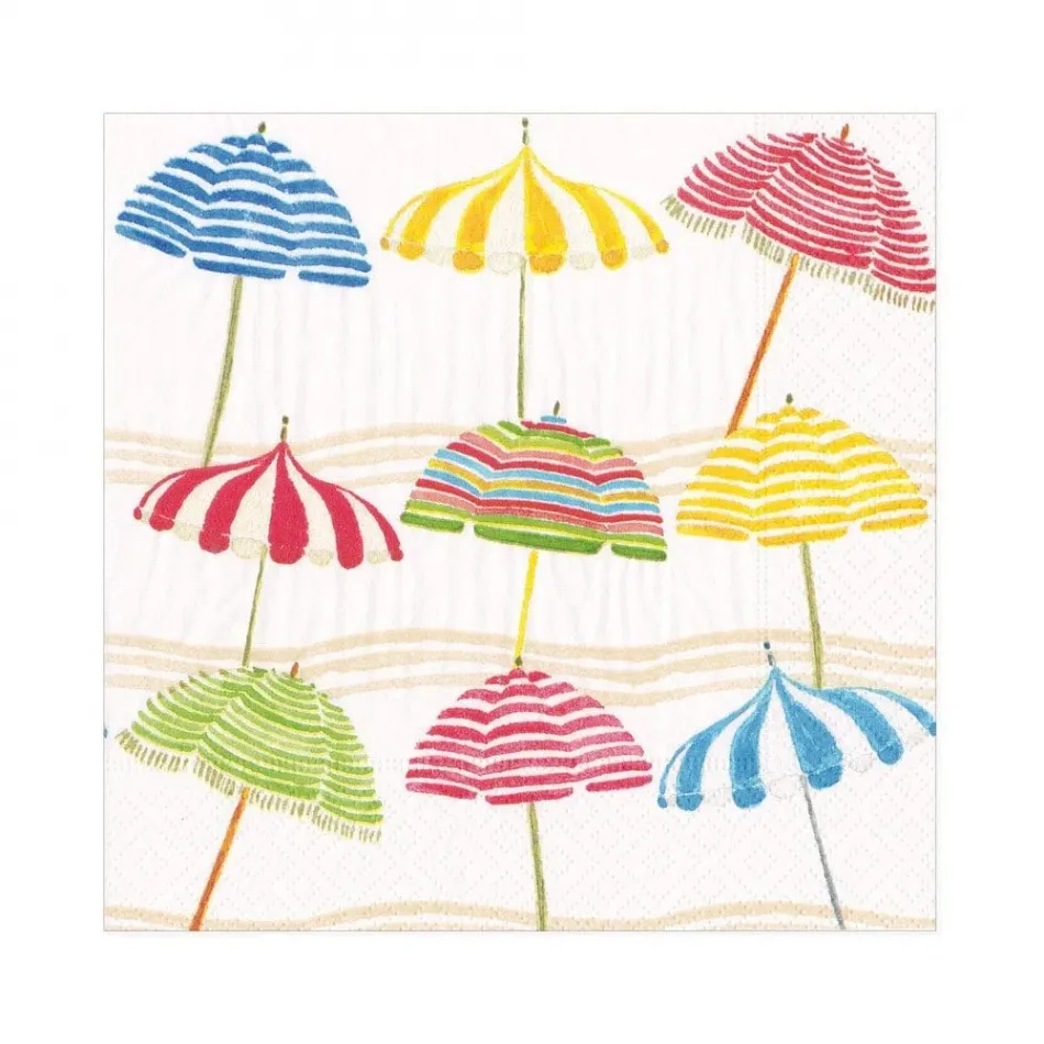 Beach Umbrellas Paper Luncheon Napkins, 20 Per Pack