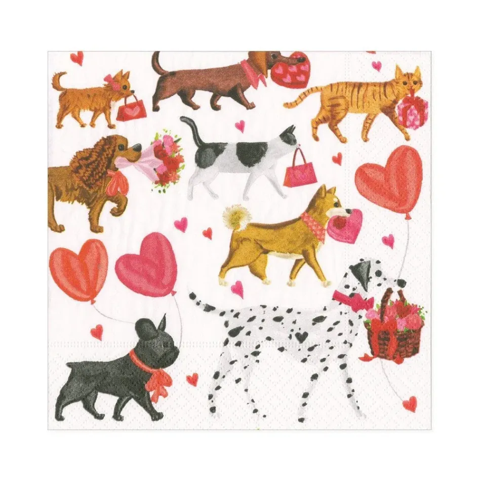 Valentine Parade Paper Luncheon Napkins, 20 Per Pack