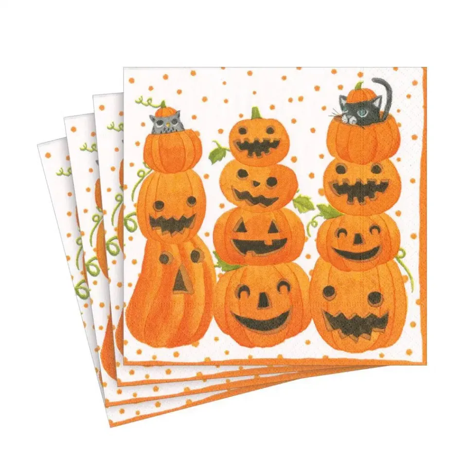 Jack O'Lanterns Luncheon Napkin