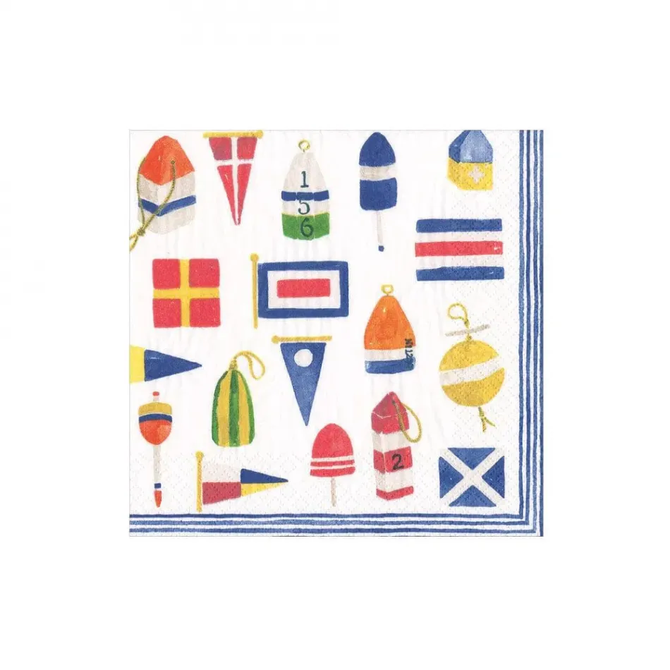 Nantucket Boxed Cocktail Paper Napkins, 40 per Pack