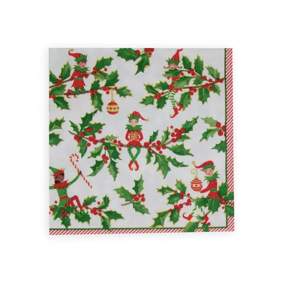 Jingle Elves Paper Luncheon Napkins, 20 per Pack